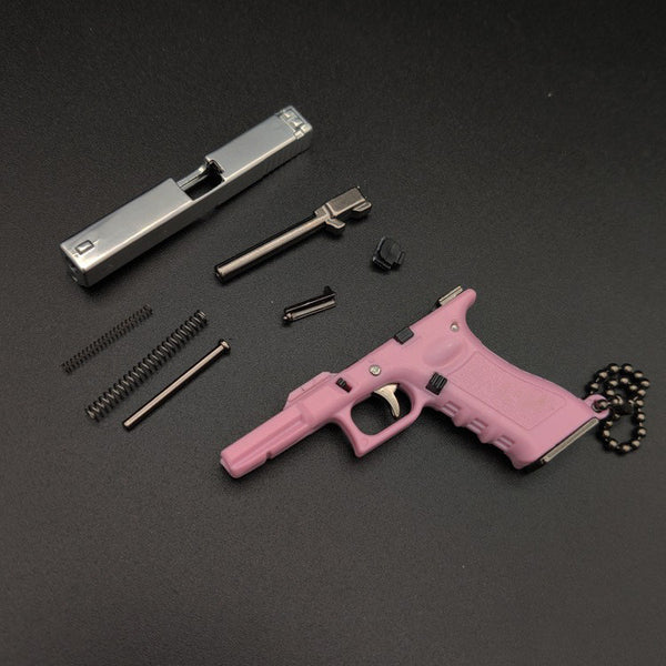 1:3 Tactical Keychain｜G17-Style Mini Model-Pink