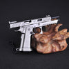 Share: Tactical Glock G34 Keychain - Pocket-Sized Power-Silver