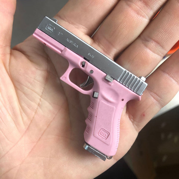 1:3 Tactical Keychain｜G17-Style Mini Model-Pink