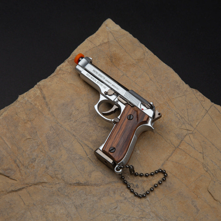 Beretta 92F Mini Keychain-Wooden handle