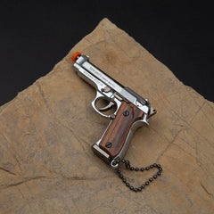 Beretta 92F Mini Keychain-Wooden handle