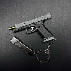 Handmade TTI Mini Gun Keychain - Metal