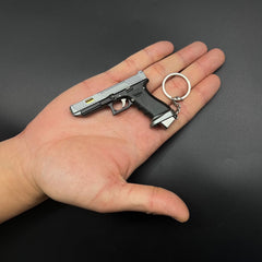 Handmade TTI Mini Gun Keychain - Metal