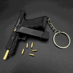 Handmade TTI G34 Shell-Ejecting Mini Gun Keychain