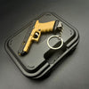 Handmade TTI Mini Gun Keychain - Black and Coyote Tan