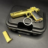 Gold Desert Eagle Gun-Shaped Keychain – Handcrafted Luxury