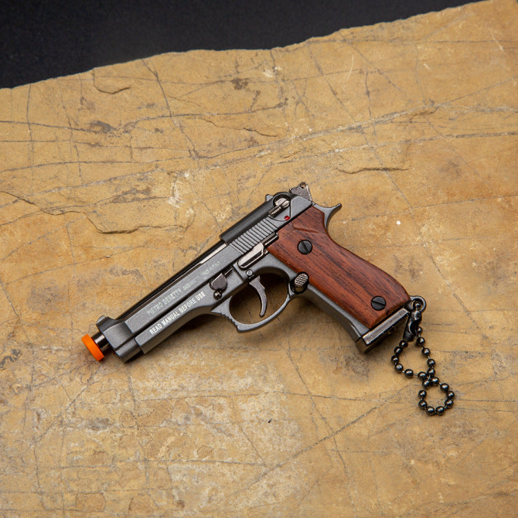 Beretta 92F Mini Keychain-Wooden handle