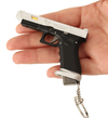 Handmade TTI Mini Gun Keychain - Silver