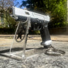Handmade TTI Mini Gun Keychain - Silver