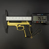 Beretta 92F Keychain Gun-Gold
