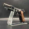 Handmade wood handle Beretta 92F Gun Keychain – Black