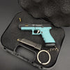 Handmade TTI Mini Gun Keychain - Light blue