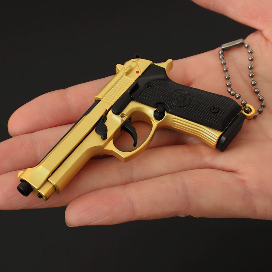 Beretta 92F Keychain Gun-Gold