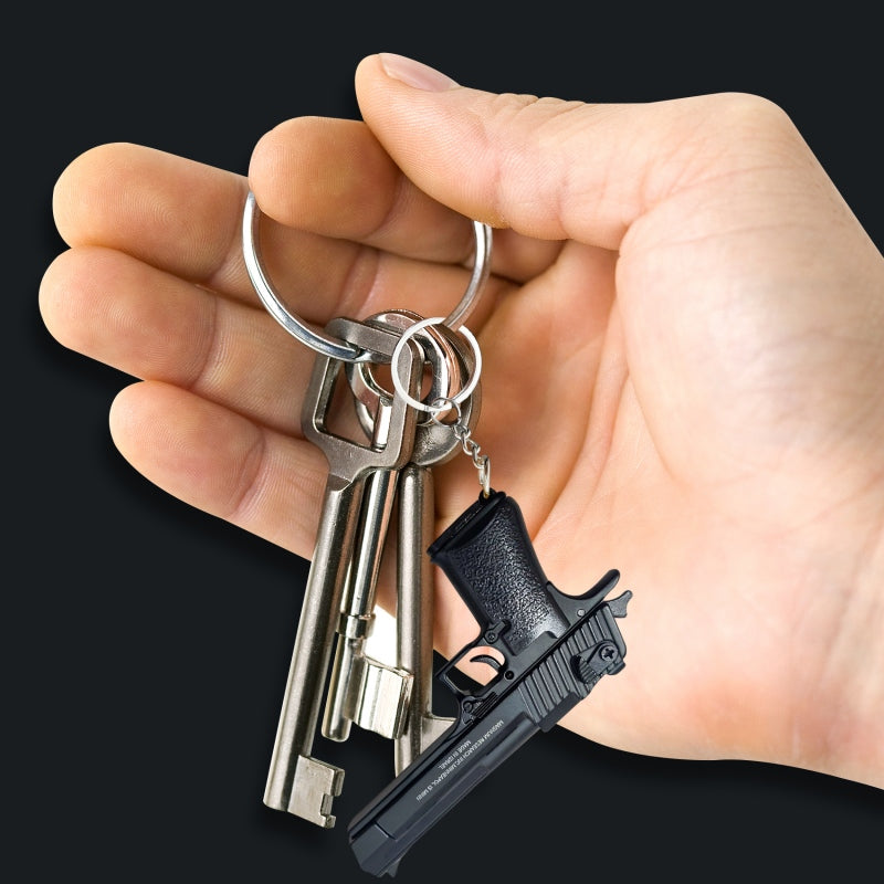 Desert Eagle Mini Gun Keychain-Black