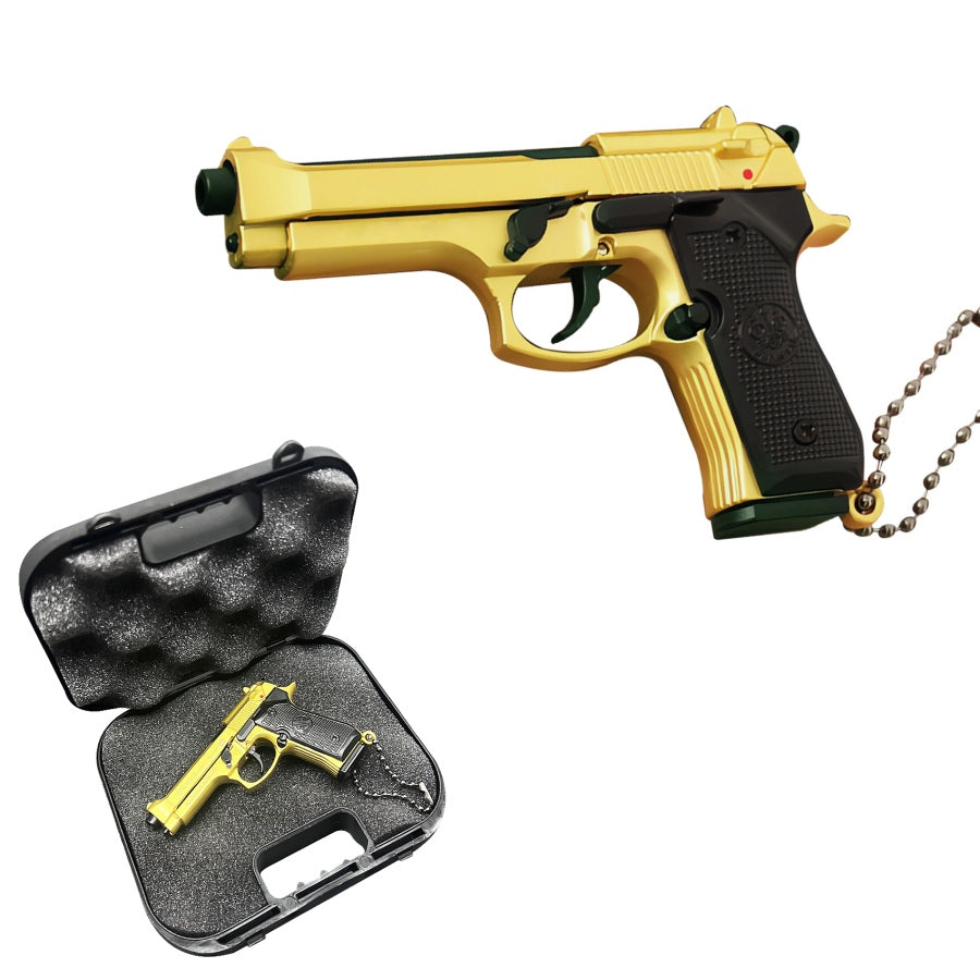 Beretta 92F Keychain Gun-Gold