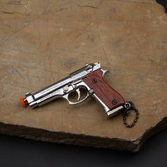 Beretta 92F Mini Keychain-Wooden handle