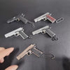 Handmade Kimber 1911 Handgun Keychain-Black